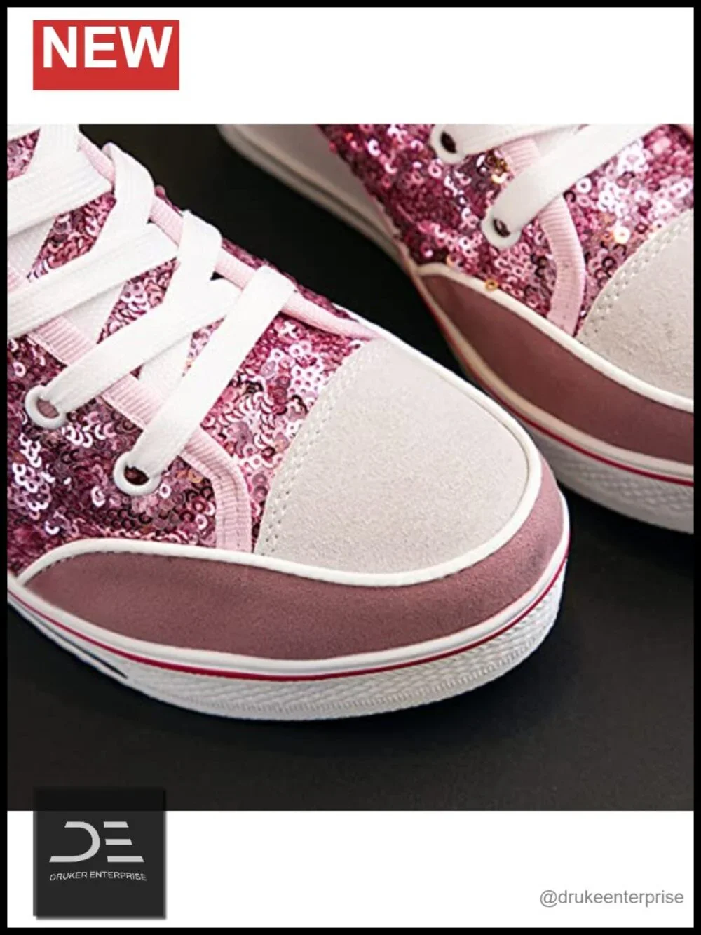 High Top Wedge Sneakers Lace Up Platform Shoes Women Fashion Canvas Heels